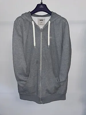 Buy Vans Hoodie Mens Large Grey Zip Up Sweatshirt Jacket • 19.99£