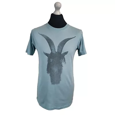 Buy Juicy Couture Blue Goat T-Shirt - Small Mens Slim Fit Short Sleeve 100% Cotton • 14.99£
