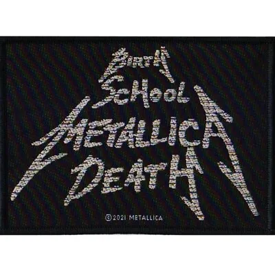 Buy Metallica Birth School Metallica Death Patch Official Heavy Metal Band Merch  • 5.63£