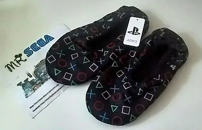 Buy Official Playstation Slipper Socks Black Console Symbol Size 11 - 12 'very Rare' • 11.99£