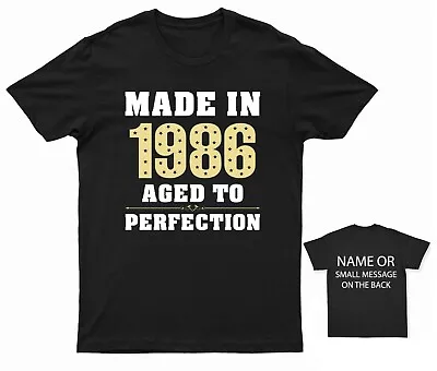 Buy Made In 1986 Aged To Perfection T-shirt • 13.95£