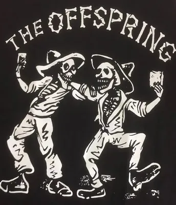 Buy The Offspring T Shirt Small Black Shirt Sleeve New With Tags Dancing Skeletons • 14.22£