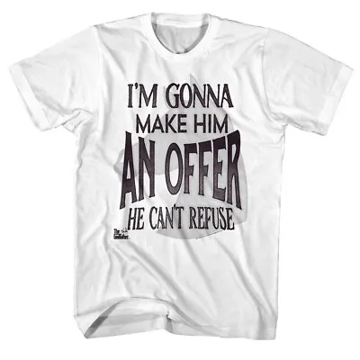 Buy The Godfather I'm Gonna Make Him An Offer He Can't Refuse Quote Men's T Shirt • 38.10£