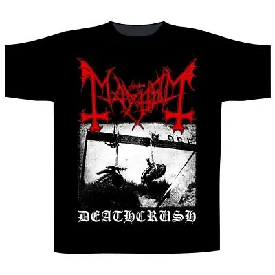 Buy Official Licensed - Mayhem - Deathcrush T Shirt Norwegian Black Metal • 21.99£