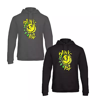 Buy 182 Blink Hoodie Rock World Tour 2023 Smile Logo New Top Music Concert Men's • 22.49£