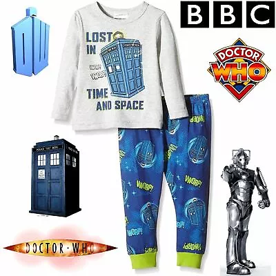 Buy BBC DOCTOR WHO® Classic Lost In Time & Space Tardis Pyjama Set 100% Cotton  • 8.99£