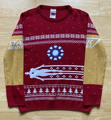 Buy Large 42  Iron Man Tony Stark Ugly Christmas Jumper Sweater Xmas Marvel Avengers • 29.99£