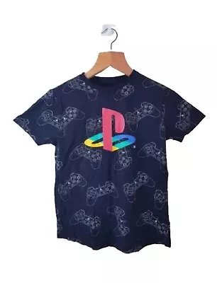 Buy NEXT Boys 10 Years Black PlayStation Top T-shirt Short Sleeve Casual Clothes  • 6.95£