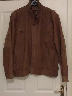 Buy Man’s Leather Coat XL In Tan   LLD  • 40£
