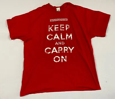 Buy Stereophonics Keep Calm And Carry On T-shirt  • 2.99£