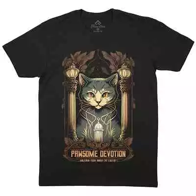 Buy Cat Cult Mens T-Shirt Horror Occult Dark Arts Black Magic Ritual E316 • 11.99£