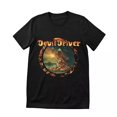 Buy Devildriver Dealing With Demons Circle Black Official Tee T-Shirt Mens • 16.36£