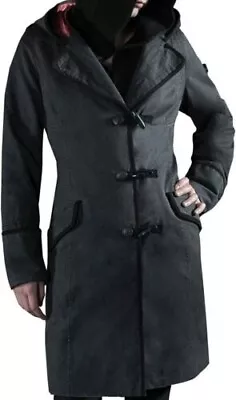 Buy RARE OFFICIAL Assassins Creed Musterbrand Evie Grey Coat X-SMALL NEW WITH TAGS • 72.05£