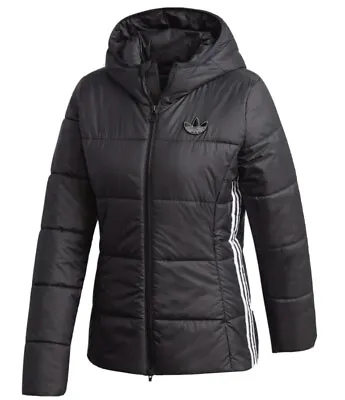 Buy NEW Adidas SLIM JACKET  Originals Slim Women Black Jacket Size Small,  GD2507 • 57.57£