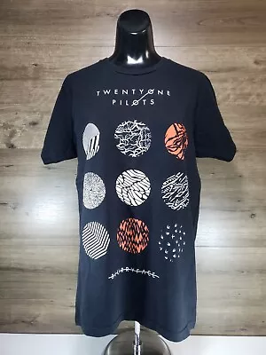 Buy Twenty One (21) Pilots Blurryface Concert Band T-Shirt, Black, Size Men’s Medium • 12.87£