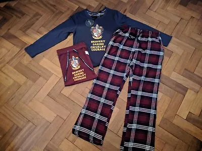 Buy Brand New Official Harry Potter Gryffindor Plaid Pyjama Gift Set With Bag. XS • 24.99£
