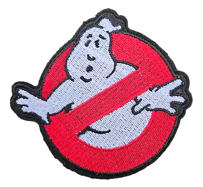 Buy Large Ghostbusters Embroidery Iron Or Sew On Cloth Patch Clothes T-Shirts 9cm • 2.95£