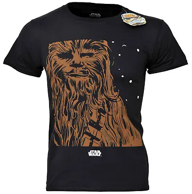 Buy Star Wars T Shirt Chewbacca Wookiee Official Original Movie Chewie Black SMALL • 13.99£