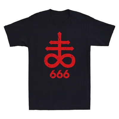 Buy 666 - Satanic Occult Church Evil Symbol (Sigil Of The Devil) Cool Men's T-Shirt • 14.99£