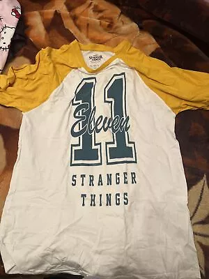 Buy Stranger Things Primark Pyjama Dress Shirt Size Small 10-12 • 4.56£