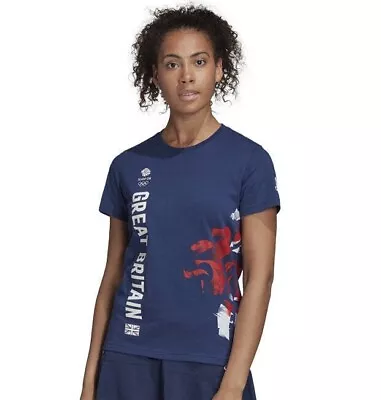 Buy Adidas Team GB Graphic Tee - Great Britain T-Shirt - Women's - All Sizes • 14.99£