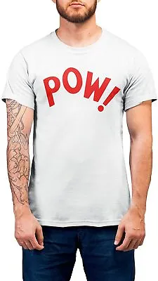 Buy Mens T-Shirt POW As Worn By Keith Moon MOD Drummer 70`s Premium Quality Tee • 8.95£