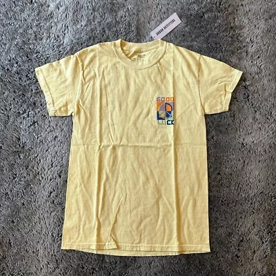 Buy Urban Outfitters Yellow Good Luck T-shirt • 5£