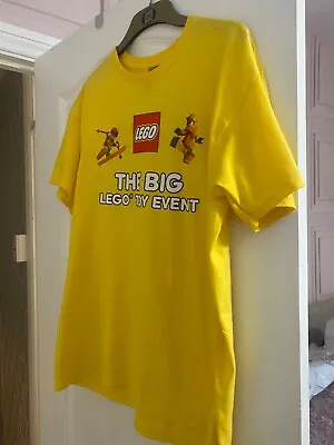 Buy Yellow Lego T Shirt Mens Large • 25£
