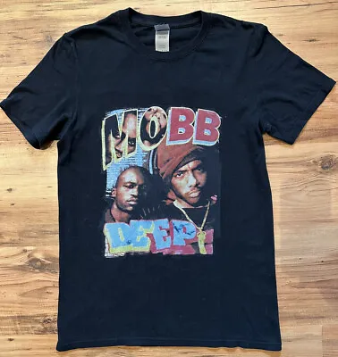 Buy Mob Deep Rap Tee T Shirt Size Small Black Reprint • 19.99£