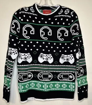 Buy Christmas Jumper Size XS Gaming Headphones Unisex Gamer Sweatshirt Xmas Pullover • 8.10£