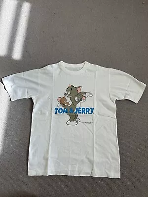 Buy Vintage Tom And Jerry T-shirt 1986 Size S  • 140£