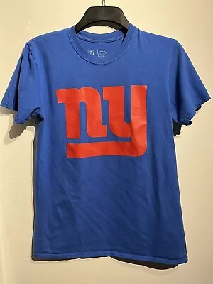 Buy New York Giants T Shirt Medium Blue NFL Team Apparel NY • 5£