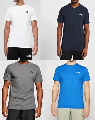 Buy North Face Mens Cotton Jersey Logo T Shirt Casual Crew Neck Tshirt Top S M L XL • 15.99£