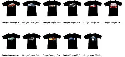 Buy T-shirt With Dodge Automotive - Fruit Of The Loom S M L XL 2XL 3XL • 19.76£