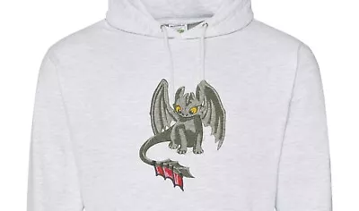 Buy Toothless The Dragon Hoodie Sweater Sweatshirt Unisex Adults Kids Embroidered • 27£