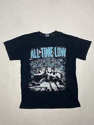 Buy All Time Low Band T-shirt Size Medium Y2K Vintage Music T-Shirt • 0.99£