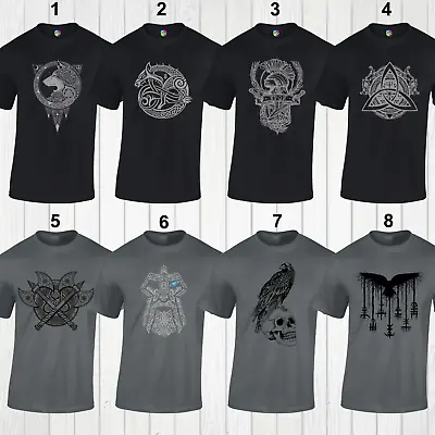 Buy Viking T-Shirts Cool Thor Odin Design Loki Norse Celtic Hammer Valhalla Tee Top • 9.99£