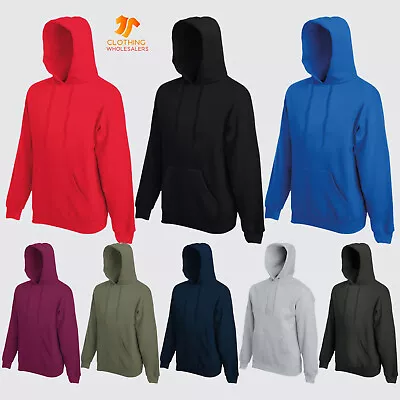 Buy Fruit Of The Loom Men's Premium Hoodie Drop Shoulder Casual Hooded Sweatshirt • 22.75£
