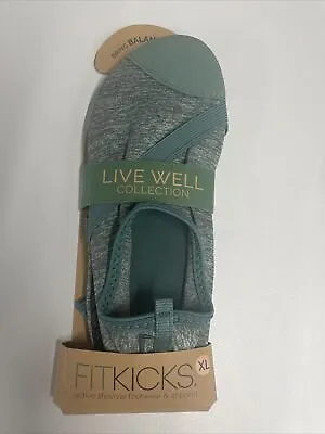 Buy FitKicks Live Well Collection Shoes Women's Size XL 10-11 Green New • 14.17£