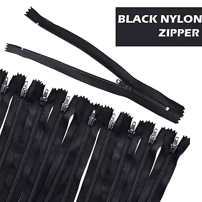 Buy YKK Closed-Ended Nylon Zip With Metal Zipper Teeth Heavy Duty For Leather Jacket • 3.59£