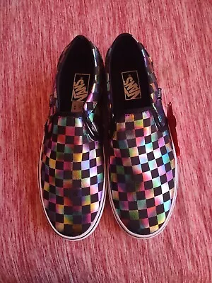 Buy Women's  Brand New   Vans Multi-Checkered 500714 Shoes Size 11 • 37.80£