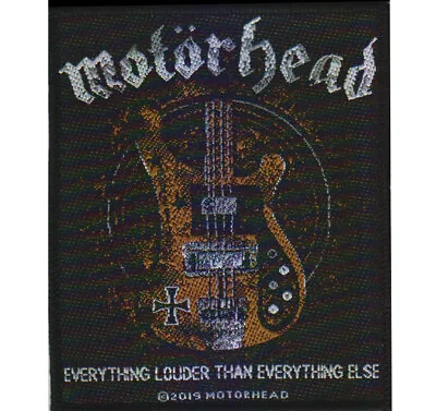 Buy Motorhead Lemmy's Rickenbacker Bass Patch Metal Rock Band Official Merch • 5.69£