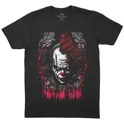 Buy Scary Clown T-Shirt Horror It Pennywise Whiteface Monster Mask Haunted Evil E227 • 14.99£