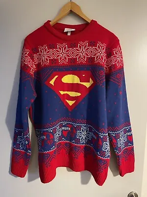 Buy Superman Christmas Jumper | L • 30£