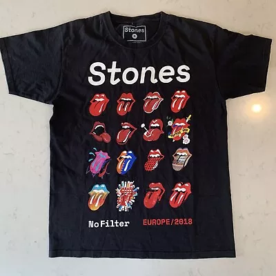 Buy The Rolling Stones Tour T-shirt No Filter 2018 Size M • 14£