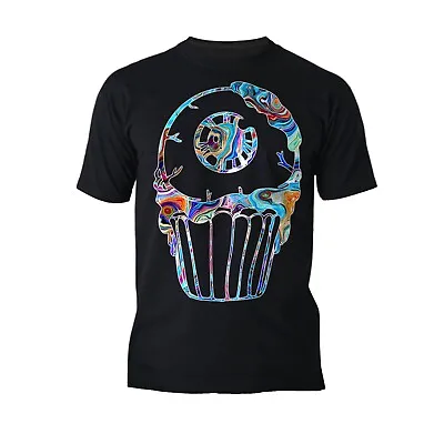 Buy Halloween Horror Cupcake Creepy Eye Graffiti Stencil Art Lol Men's T-Shirt • 24.99£
