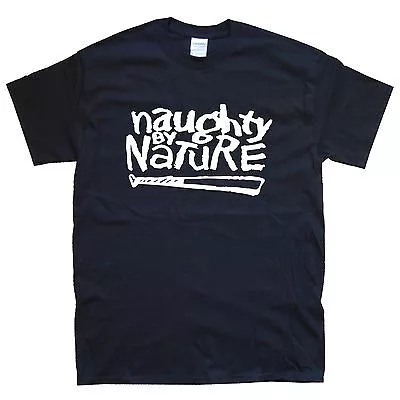 Buy NAUGHTY BY NATURE T-SHIRT Sizes S M L XL XXL Colours Black, White  • 15.59£
