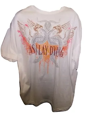 Buy As I Lay Dying 'snakes' Xxl50 -54, Official Band Merch Rock T Shirt, 100% Cotton • 9.50£