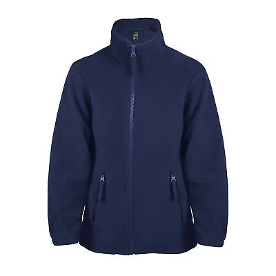 Buy SOLS Childrens/Kids Girls/Boys North Warm Zip-Up Fleece Jacket PC508 • 18.08£