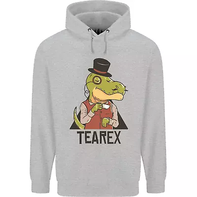 Buy TeaRex Funny T-Rex Dinosaur Tea Drinker Mens 80% Cotton Hoodie • 24.99£